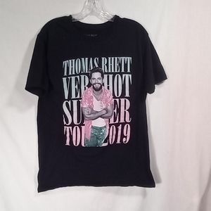 Thomas Rhett Women's Very Hot Summer Tour 2019 Black Tee Size L